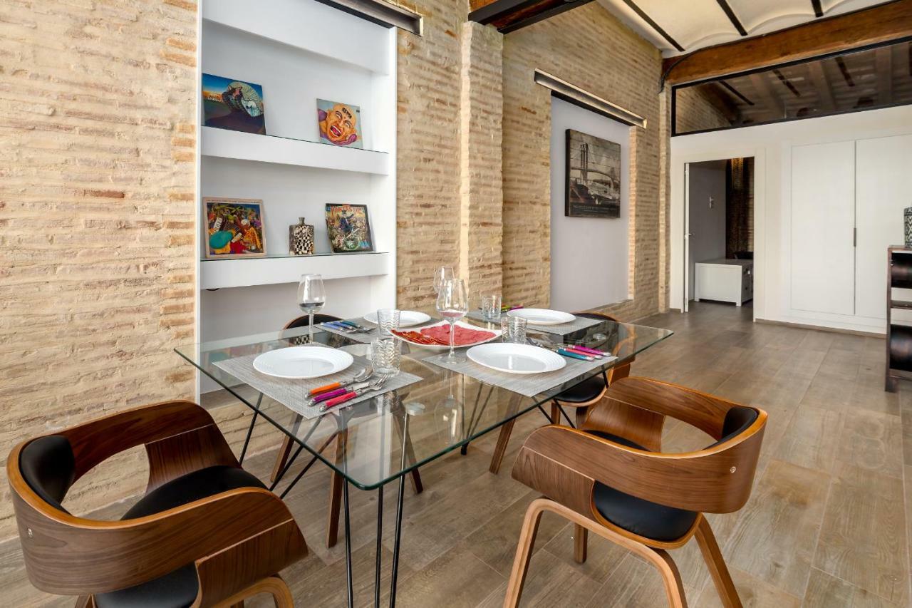 Florit Flats - Center Luxurious 1Br 1Ba Terrace Wi-Fi Ac Apartment Valencia Exterior foto
