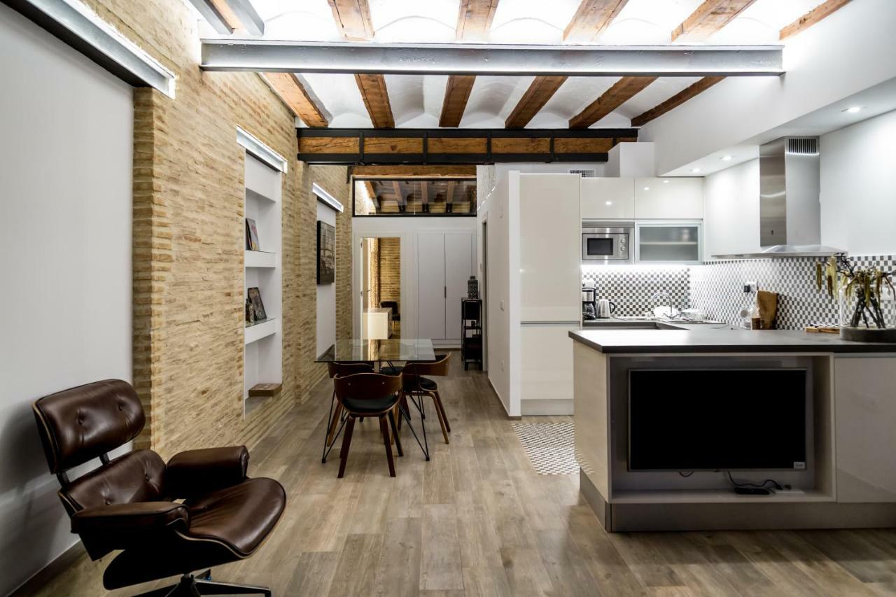 Florit Flats - Center Luxurious 1Br 1Ba Terrace Wi-Fi Ac Apartment Valencia Exterior foto
