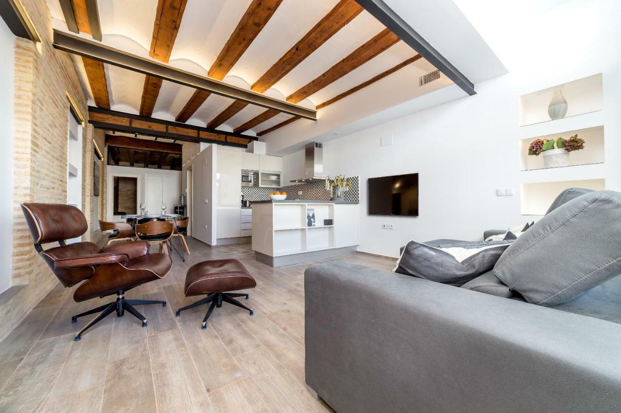 Florit Flats - Center Luxurious 1Br 1Ba Terrace Wi-Fi Ac Apartment Valencia Exterior foto
